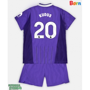 Tottenham Hotspur Mohammed Kudus #20 Replika Babytøj Tredje sæt Børn 2026-27 Kortærmet (+ Korte bukser)